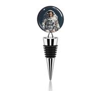 Tappo per vino e bevande Tappo per bottiglia Astronauti Tappi per vino Decorativo Creativo Copertura per bottiglia riutilizzabile Tappo di uscita per vino Champagne Collezione di birra