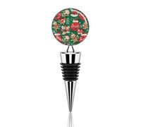 Tappo per vino e bevande Tappo per bottiglia di vino di Natale Tappi per vino decorativi creativi Riutilizzabili Copertura per bottiglia di vino Tappo di uscita per vino Champagne Collezione birra