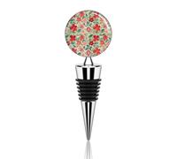 Tappo per vino e tappo per bottiglia di bevande Modelli floreali primaverili Tappi per vino Decorativi Creativi Copertura per bottiglia riutilizzabile Tappo per vino Champagne Collezione birra
