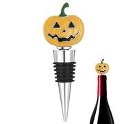 Tappo per vino Halloween,Sigillante Halloween per bottiglia di vino - Accessorio creativo conservatore di champagne con chiusura robusta per soggiorno, feste, vacanze, cantina casa
