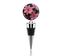 Tappo per vino in metallo, decorativo, elegante, riutilizzabile, a prova di perdite, per regali, bar, feste, matrimoni