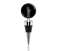 Tappo per vino in metallo, decorativo, elegante, riutilizzabile, a prova di perdite, statua della libertà, tappi per vino, per regali, bar, feste, matrimoni