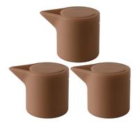 Tappo per vino in silicone 3 pezzi di liquore di champagne per cucina e pub riutilizzabile confezione di 3 guarnizioni a prova di perdite per sigillatura flessibile del coke di vino in silicone