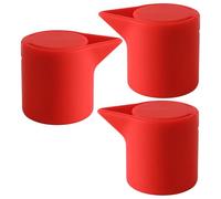 Tappo per vino in silicone 3 pezzi di liquore di champagne per cucina e pub riutilizzabile confezione di 3 guarnizioni a prova di perdite per sigillatura flessibile del coke di vino in silicone