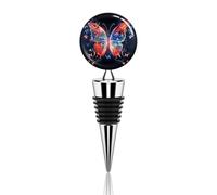 Tappo per vino richiudibile Pompa per vino Tappi per bottiglie di bevande Tappo per vino sottovuoto Tappo per vino Musica Farfalla Sigillante per bottiglie di vino in silicone Tappi per risparmio di