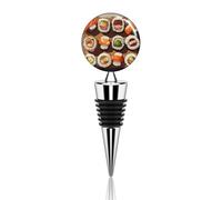Tappo per vino richiudibile Pompa per vino Tappi per bottiglie di bevande Tappo per vino sottovuoto Molti Sushi Cibo Sigillante per bottiglie di vino Silicone Tappi per risparmiare vino per forniture