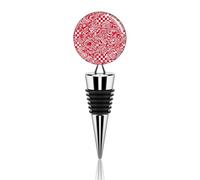 Tappo per vino rosso bianco in metallo, decorativo, elegante, riutilizzabile, a prova di perdite, per regali, bar, feste, matrimoni