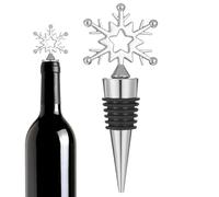 Tappo Per Vino | Turacciolo Ermetico Riutilizzabile - Lega Di Zinco Di Neve Tappi Salvavino | Per Alcol Whisky Birra Home Bar Festività Matrimonio Feste