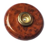 Tappo per violoncello con scanalatura in metallo, base rotonda in legno da 9,9 cm per violoncello e basso, supporto antiscivolo, design a goccia d'acqua, accessori per strumenti musicali