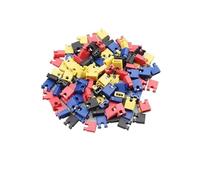 Tappo ponticello da 100 pezzi da 2,54 mm tipo aperto e chiuso, connessione bidirezionale, cortocircuito, blocco di collegamento, nero, rosso, giallo, blu, verde(Type-Open-100pcs,Black)