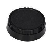 Tappo posteriore LF4 1pc, compatibile con Nikon, DSLR | Plastica nera resistente, antipolvere e antiumidità, 5,6x1,7 cm
