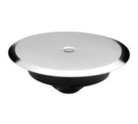 Tappo Pozzetto Espansione Ø100mm - Piattello in Acciaio Inox con Vite - Blocco Odori Scarico Pavimento Bagno Cucina Lavanderia - Universale, Facile da Installare