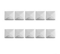 Tappo quadrato con copertura zincata, elegante design a piramide per una maggiore durata (10 pezzi da 40 mm)