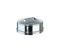 Tappo raccolta condensa in acciaio inox Ø 250 per canna fumaria