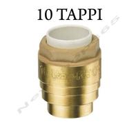 TAPPO RACCORDO A INNESTO PER TUBO MULTISTRATO IN OTTONE PER COLLAUDO IMPIANTO