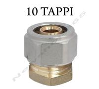 TAPPO RACCORDO A STRINGERE PER TUBO MULTISTRATO IN OTTONE PER COLLAUDO IMPIANTO