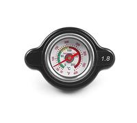 Tappo Radiatore Alta Pressione 1,8 bar 25,6 psi con Indicatore di Temperatura per Modelli Moto da Strada KTM ATV per Honda per Yamaha per Kawasaki per Suzuki per Polaris Ranger per Husqvarna