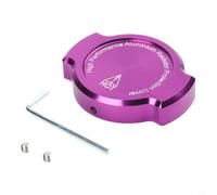 Tappo Radiatore per moto in Lega Alluminio per NMAX155 XMAX300 - Cover Decorativa CNC per modifica Personalizzata Nero Oro per titanio(Purple)