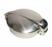 TAPPO RIBALTABILE SERBATOIO BENZINA IN LEGA LUCIDA MONZA 2,5" PER CAFE RACER ...