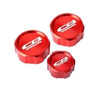 Tappo Riempimento Dell'olio Tappi Per CB1000 R 2009-2016 CB 1000R CB1000R Parti Del Motociclo CNC Anteriore E Posteriore Cilindro Fluido Freni Serbatoio Tappo Di Copertura