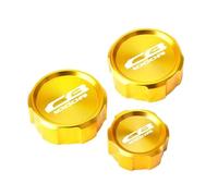 Tappo Riempimento Dell'olio Tappi Per CB1000 R 2009-2016 CB 1000R CB1000R Parti Del Motociclo CNC Anteriore E Posteriore Cilindro Fluido Freni Serbatoio Tappo Di Copertura