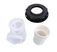 Tappo riutilizzabile in plastica per coperchio del barile da tonnellata con sacchetto filtro integrato DN150-165mm per l'industria chimica farmaceutica alimentare Materiale (Dritta)