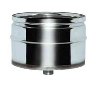 Tappo Scarico Condensa Camini Wierer in Acciaio Inox Mono Parete Vari Diametri