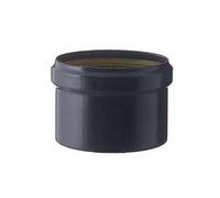 TAPPO SCARICO CONDENSA CIECO PER STUFE A PELLET NERO OPACO MM.1,2 ø cm.8 ...