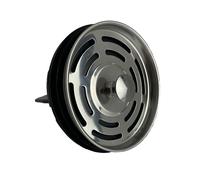 Tappo scarico lavello protezione scarico ABS e corpo acciaio inox ramato