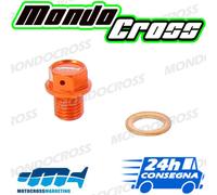tappo scarico olio Arancione KTM 250 Freeride M12x12 Passo 1,50 2014 (14)