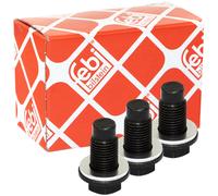 Tappo Scarico Olio Febi 172445 M12 X 1,25 Con Guarnizione Set 3 Pezzo per Toyota