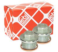 Tappo Scarico Olio Febi 19401 M26 X 1,5 MM Con di Tenuta Set 2 Pezzo per Audi VW