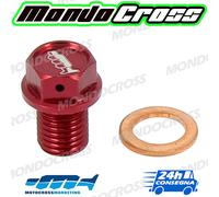 tappo scarico olio magnetico Rosso M12x15mm HONDA XR 600 R 2000 (00)