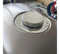 Tappo serbatoio a vite con adattatore per BMW K75 K100 alluminio cromato