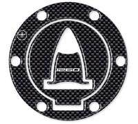 labelbike - Tappo Serbatoio Adesivi in Resina Gel 3D CARBONIO PROTEZIONE per MOTO DUCATI MULTISTRADA 1260
