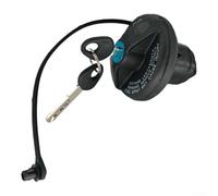 Tappo serbatoio autobloccante con 2 chiavi compatibile con Fiat 500 Grande Punto EVO ABS Nero Tappo carburante OEM 71802520 Coperchio serbatoio auto