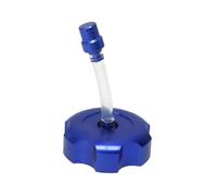 Tappo serbatoio benzina CNC in lega di alluminio da 40 mm compatibile con 49 cc 50 cc 70 cc 90 cc 110 cc 125 cc(Blue)