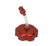 Tappo serbatoio benzina CNC in lega di alluminio da 40 mm compatibile con 49 cc 50 cc 70 cc 90 cc 110 cc 125 cc(Red)
