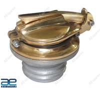 Tappo Serbatoio Benzina Gas In Ottone Per Harley Hd Hot Rod Bobber Chopper AEs