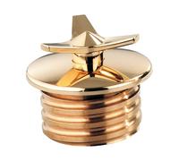 Tappo serbatoio benzina spinner ventilato ottone 83-18 harley davidson Kustom te