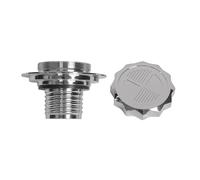 Tappo Serbatoio Carburante Accessori Cafe Racer for moto Tappo serbatoio carburante Airhead/Adatto for BMW R45 R60 R75 R80 R90S R90 100R R100 Tappo del serbatoi(Silver)
