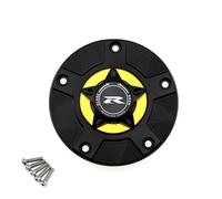 Tappo serbatoio carburante/Adatto for SUZUKI GSXR 600/750 GSXR600 GSXR750 06-19 GSX-R 1000 03-16 Copertura a sgancio rapido for moto Tappo del serbatoi(Gold)