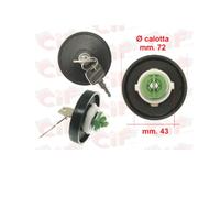 TAPPO SERBATOIO CARBURANTE CON CHIAVI PER PIAGGIO APE MP