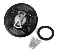 Tappo serbatoio carburante for moto CNC/Copertura benzina/Adatto for APRILIA Tuono V4R Caponord 1200 RSV1000 RSV4 R/Factory/APRC Tappo del serbatoi(Dark Grey)