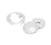 Tappo serbatoio carburante in alluminio CNC for moto/Copertura serbatoio olio/Adatto for BMW RNINET Urban G/SR nineT Racer R NINE T Pure Scramble R9T Tappo del serbatoi(Silver)