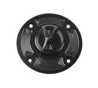 Tappo serbatoio carburante moto Per Suzuki Per HAYABUSA GSXR 1300 1999-2007 2000 2001 2002 2003 2004 2005 2006 Tappo Serbatoio Carburante Moto Senza Chiave(Nero)