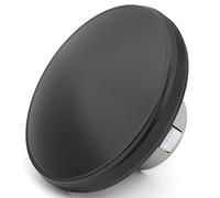 Tappo Serbatoio Carburante Tappi for serbatoio carburante rotondi in alluminio for moto, cromati, neri/cromati/adatti for Harley Street 750 500 2015-2019 Tappo del serbatoi(Black)