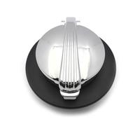 Tappo Serbatoio Carburante Tappo serbatoio carburante/Adatto for BMW R NINET 2014 2015 2016 2017 2018 2019 Scrambler Pure Urban GS Racer Moto Alluminio Tappo del serbatoi(Silver Black)
