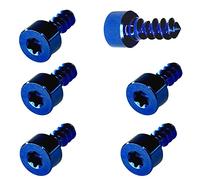 Tappo serbatoio in titanio Tuning Torx T25 viti per Audi TT TTS TTRS Roadster/Coupe 8S Set (6 pezzi) (blu)