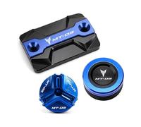Tappo Serbatoio Liquido Freni Motocicletta Per MT03 MT-03 YZFR3 YZF R3 2015-2021 2022 2023 Moto Posteriore Anteriore Freno Fluido Coperchio Serbatoio Tappo Olio Motore(Blue,MT03)